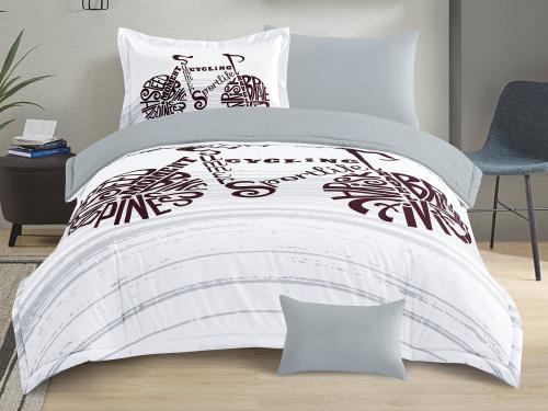 مفرش SAMBA رسومات مفرد ونص - 140×200 سم - 5 قطع