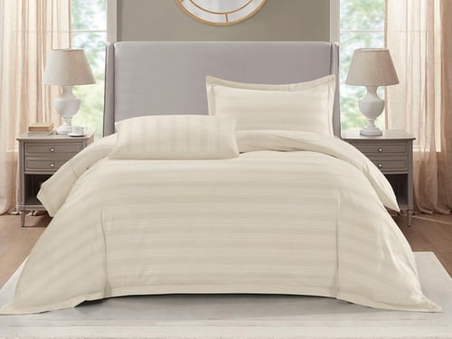 مفرش CROWN فندقي مفرد ونص - 140×200 سم - 5 قطع - ب...