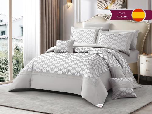 مفرش ACACIA فاخر جاكار شانيل مزدوج - 200×200 سم -...