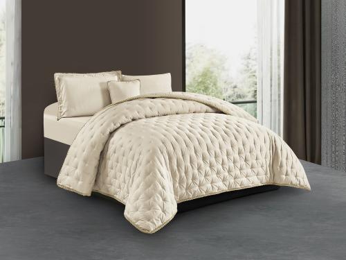 مفرش EMILY صيفي مطرز كابتونيه مفرد ونص - 140×200 س...