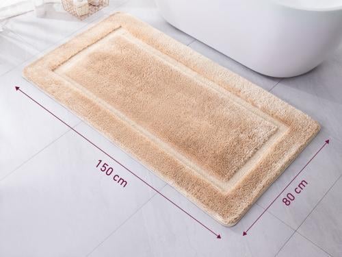 دعاسة حمام فرو ناعم - بيج