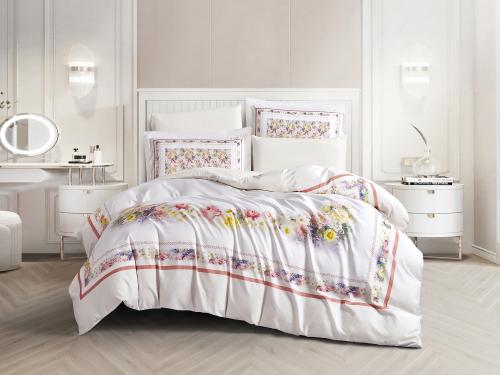 تلبيسة لحاف KIORA مشجر بدون حشوة مزدوج 6 قطع - K24