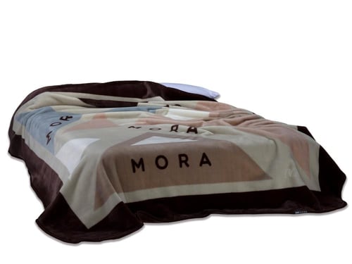 بطانية مورا جولد الإسبانية طابق واحد مزدوج - R24 -...