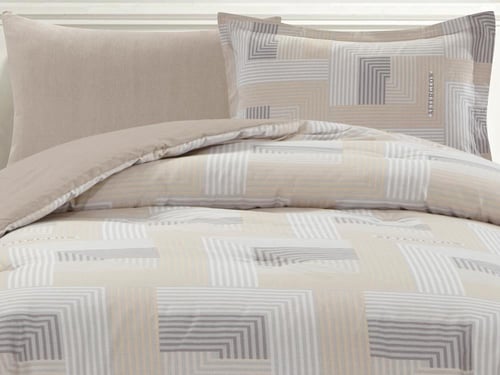 مفرش MARIO مودرن قطن مفرد ونص - 140×200 سم - 4 قطع...