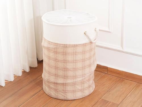 سلة غسيل HAMPER أسطوانية قابلة للطي - T02