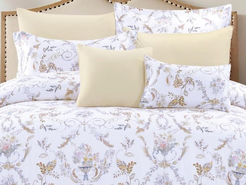 مفرش NAVARA تنسل فاخر فرست كلاس مزدوج - 200×200 سم...