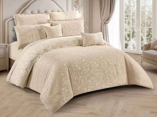 مفرش IRIS عرائس فاخر شانيل مزدوج - 200×200 سم - 8...