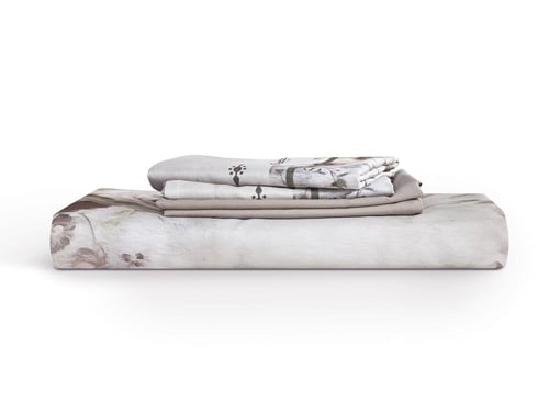 تلبيسة لحاف KIORA مشجر بدون حشوة مزدوج 6 قطع - K23