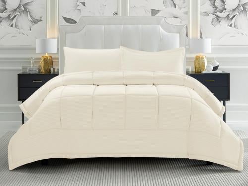 مفرش HILTON فندقي مفرد ونص - 140×200 سم - 4 قطع -...