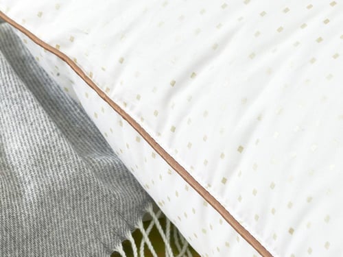 مخدة روبي الفندقية القطنية متوسطة السماكة - 50×75...