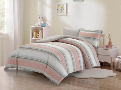 مفرش MARIO مودرن قطن مفرد ونص - 140×200 سم - 4 قطع...