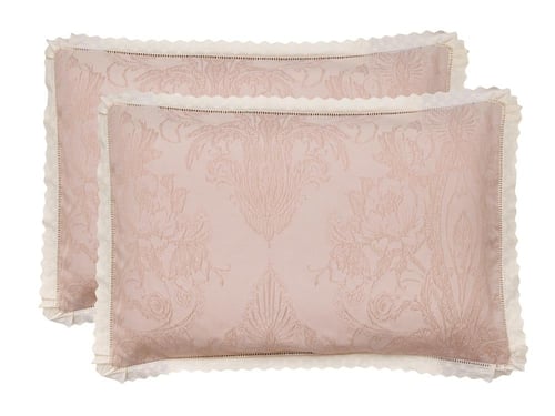 مفرش AMORA فاخر جاكار مزدوج - 200×200 سم - 10 قطع...