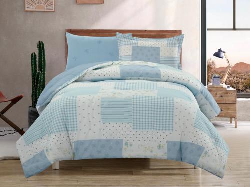 مفرش MARIO مودرن قطن مفرد ونص - 140×200 سم - 4 قطع...