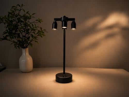 مصباح طاولة LED لاسلكي لمس قابل لإعادة الشحن - أسو...