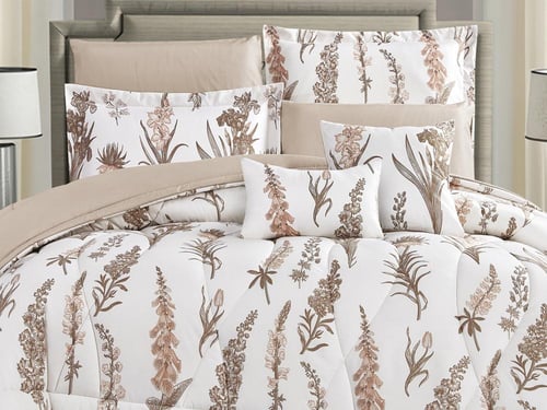 مفرش SENDA صيفي مشجر مزدوج - 200×200 سم - 10 قطع -...