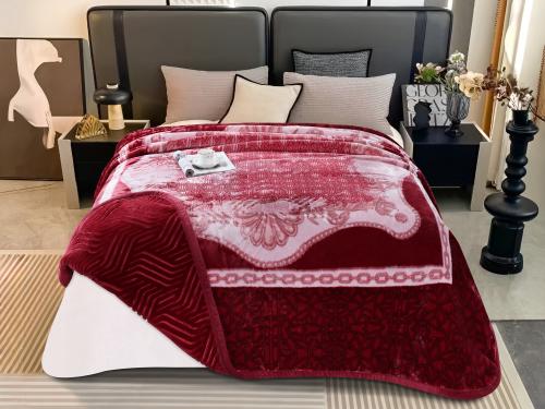 بطانية DONALOON مخمل وجهين مزدوج - 220×240 سم - عو...