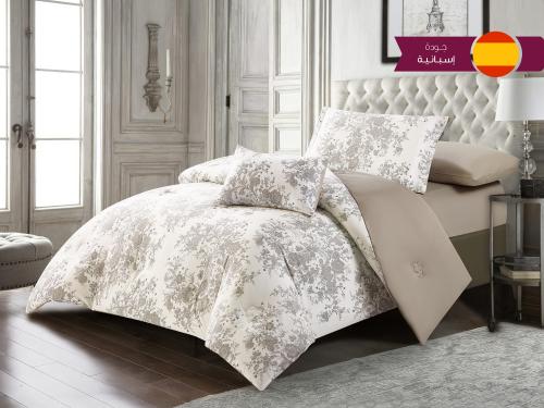 مفرش JOSE قطن مشجر مودرن مفرد ونص - 140×200 سم - 6...