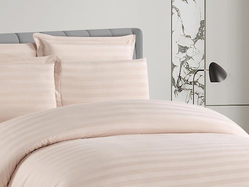 مفرش HOTEL فندقي قطن مزدوج - 200×200 سم - 7 قطع -...