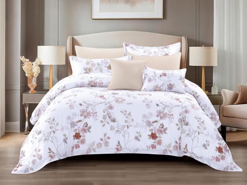 مفرش NAVARA تنسل فاخر فرست كلاس مزدوج - 200×200 سم...