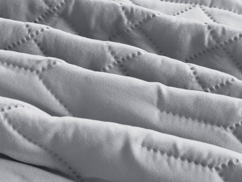 مفرش NORA صيفي مزدوج - 200×200 سم - 10 قطع - رمادي