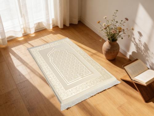 سجادة صلاة شانيل ميموري فوم - سكري 68×118 سم