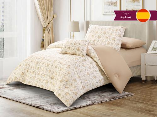 مفرش JOSE قطن مشجر مودرن مفرد ونص - 140×200 سم - 6...