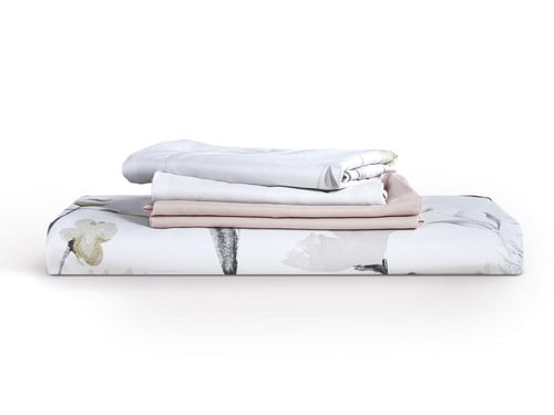 تلبيسة لحاف KIORA مشجر بدون حشوة مزدوج 6 قطع - K21