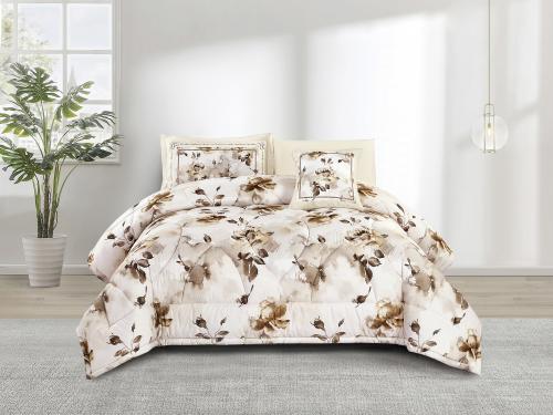 مفرش KIORA صيفي مشجر مفرد ونص - 140×200 سم - 6 قطع...