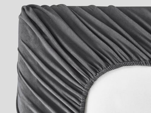 شرشف فلانو شتوي مخمل مطاط مزدوج 3 قطع - 200×200 سم...