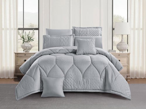 بكج NORA الصيفي مزدوج - 200×200 سم - رمادي