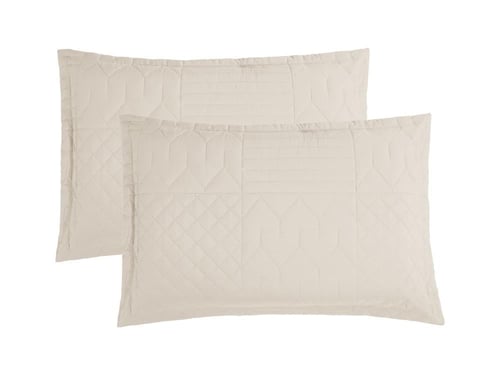 مفرش NORA صيفي مزدوج - 200×200 سم - 10 قطع - بيج ف...