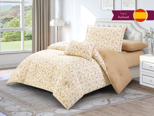 مفرش JOSE قطن مشجر مودرن مفرد ونص - 140×200 سم - 6...