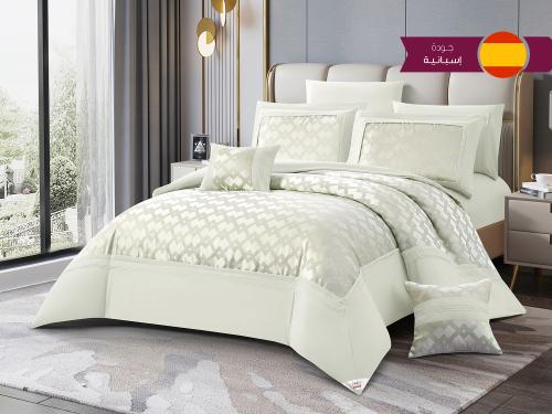 مفرش ACACIA فاخر جاكار شانيل مزدوج - 200×200 سم -...