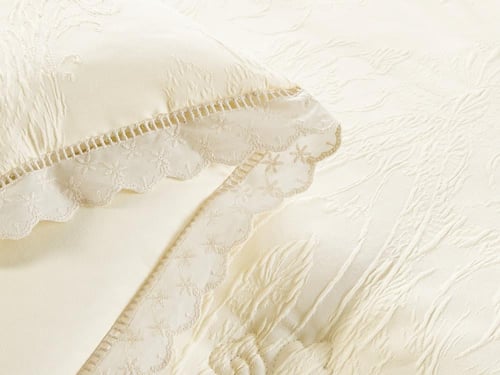 مفرش AMORA فاخر جاكار مزدوج - 200×200 سم - 10 قطع...