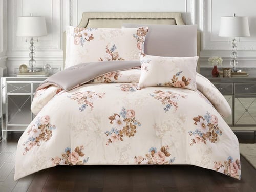 مفرش JOSE قطن مشجر مودرن مفرد ونص - 140×200 سم - 6...