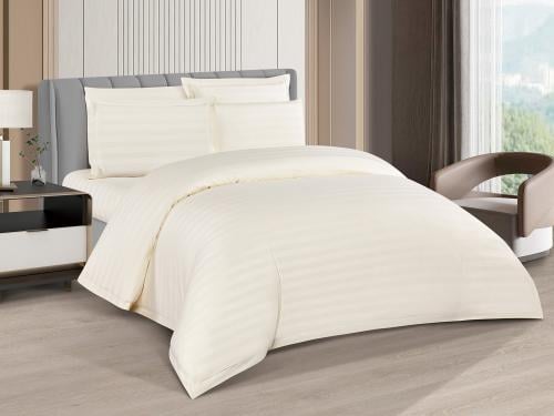 مفرش HOTEL فندقي قطن مزدوج - 200×200 سم - 7 قطع -...