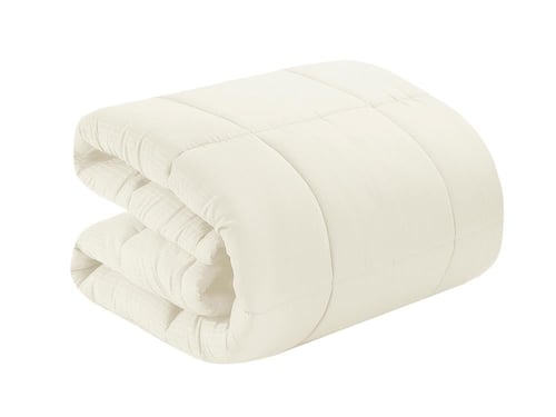 مفرش HILTON فندقي مزدوج - 200×200 سم - 8 قطع - بيج...