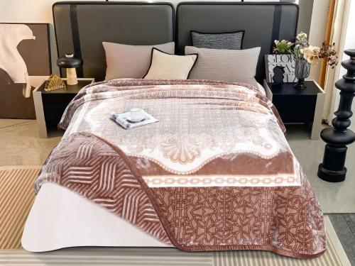 بطانية DONALOON مخمل وجهين مزدوج - 220×240 سم - جم...