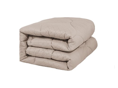 مفرش NORA صيفي مزدوج - 200×200 سم - 10 قطع - بيج غ...