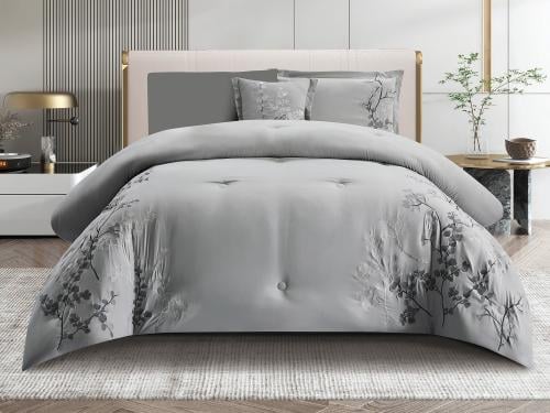 مفرش VONTY صيفي مطرز مفرد ونص - 140×200 سم - 6 قطع...