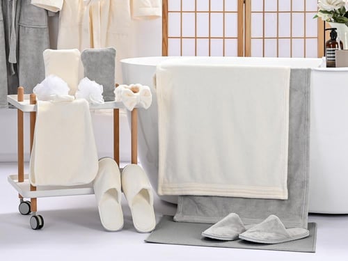 طقم أرواب استحمام TALA مزدوج مايكروفايبر 14 قطعة -...