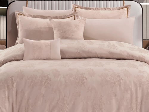 مفرش CARLA فاخر جاكار مزدوج - 200×200 سم - 10 قطع...