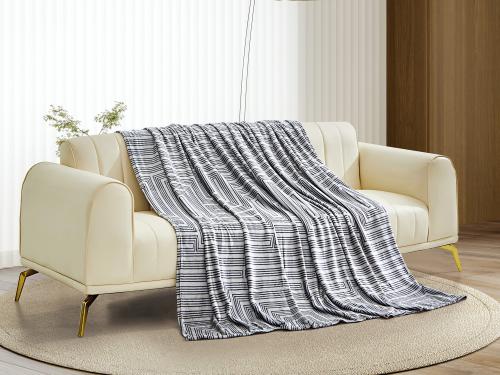 بطانية FLANNEL مشجرة مخمل خفيفة مفرد - 160×220 سم...