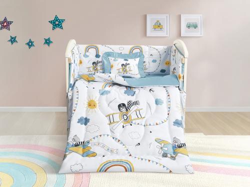 مفرش أطفال KIDS حواجز مواليد - 5 قطع - T14
