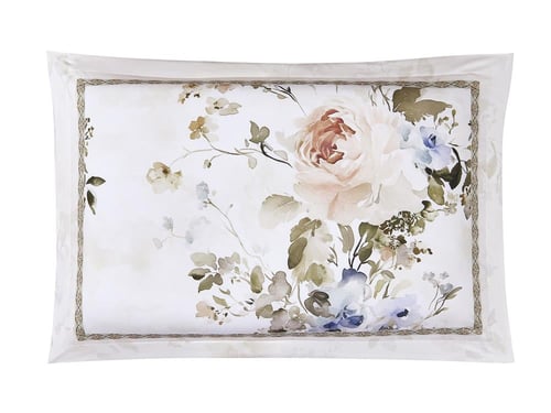 تلبيسة لحاف KIORA مشجر بدون حشوة مفرد ونص 4 قطع -...