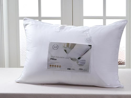 مخدة نوفا الفندقية القطنية منخفضة السماكة - 50×75...