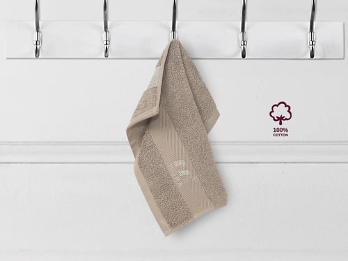 منشفة وجه قطن بامبو - 33×33 سم