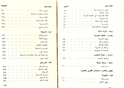 في العقائد و الأديان الديانات الكبرى المعاصرة