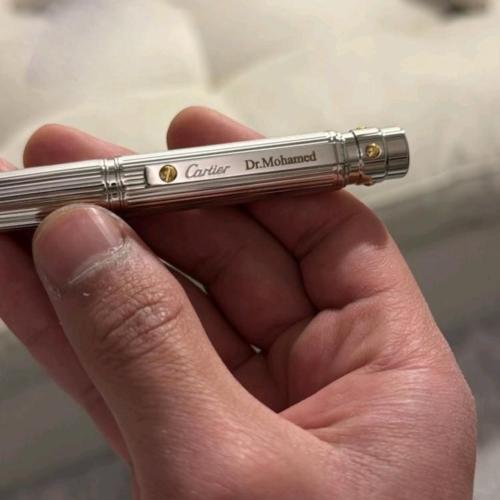قلم كارتير مع طباعه الاسم