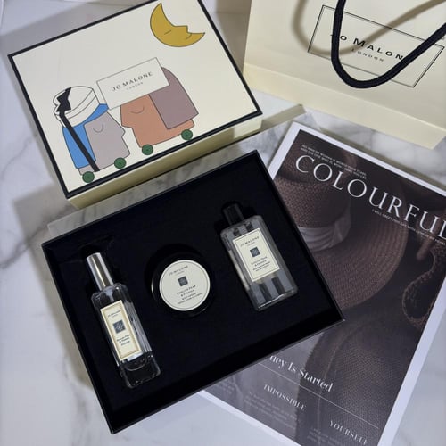 طقم جو مالون 3 قطع مع المحلقات